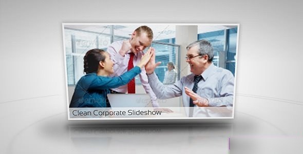 Videohive Clean Corporate Slideshow Video Displays template preview