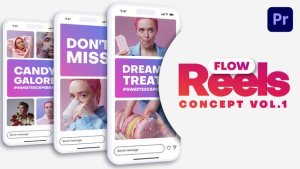 Instagram Reels, TikTok Post, Short Stories Vol. 01 Premiere Pro template preview