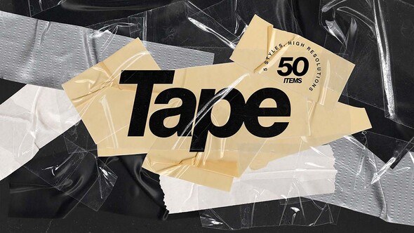 Videohive Animated Tapes Pack Elements template preview