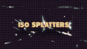 150 Splatter Animations + Opener Video Displays template preview
