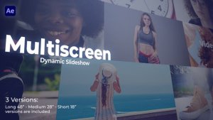 Videohive Multiscreen Dynamic Slideshow Video Displays template preview