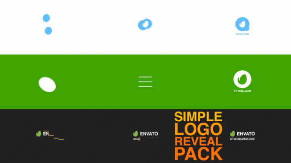 Videohive Simple Logo Reveal Pack Logo Stings template preview