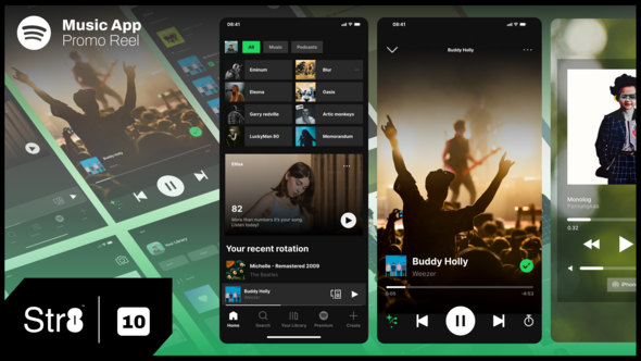 Videohive Music App Promo 60512581 Titles template preview