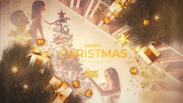 Videohive Christmas Elegant Wishes Openers template preview