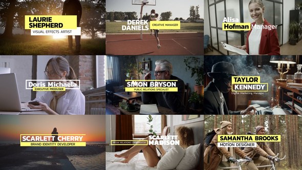 Videohive Lower Thirds | After Effects 42360898 Elements template preview