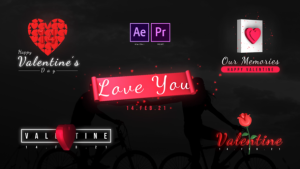 Videohive Valentines Day Titles Titles template preview
