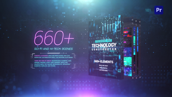 Technology Constructor Premiere Premiere Pro template preview