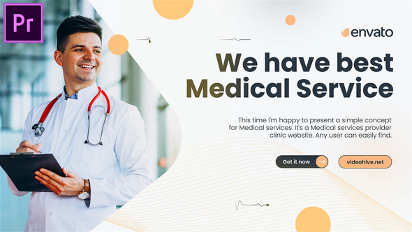 Medical Slideshow | Heath Care Promo | Hospital Opener MOGRT for Premier Pro Premiere Pro template preview