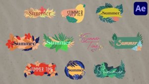 Videohive Floral Titles for After Effects Titles template preview