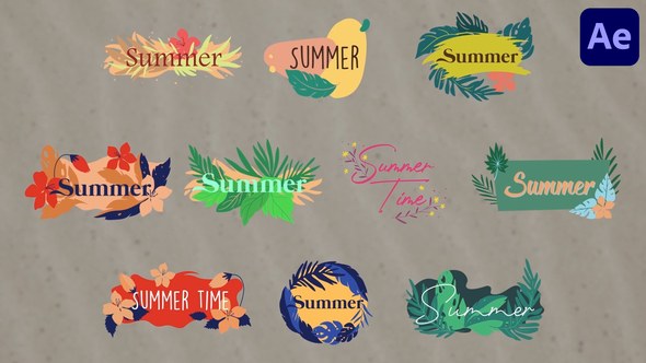 Videohive Floral Titles for After Effects Titles template preview