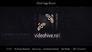 Videohive Glitch Logo Reveal 19655446 Logo Stings template preview