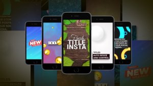 Instagram Elements Video Displays template preview