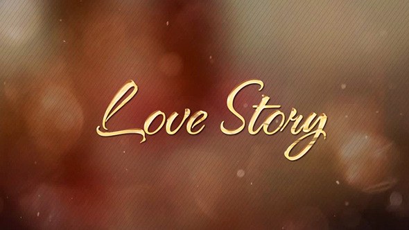 Videohive Untold Love Story - Romantic Slideshow Video Displays template preview