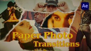 Videohive Paper Photo Transitions Elements template preview