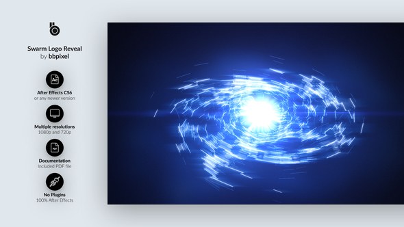 Videohive Swarm Logo Reveal Logo Stings template preview