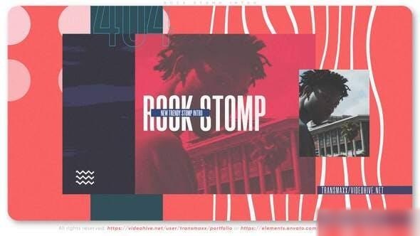 Videohive Rock Stomp Intro Openers template preview