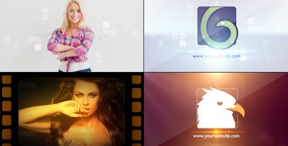 Videohive Minimal Slides Logo V2 Logo Stings template preview