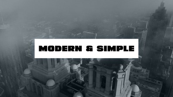 Videohive Minimal Title Animations 45691615 Titles template preview