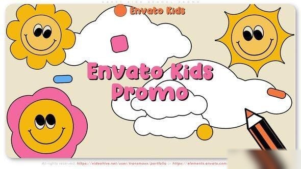 Videohive Happy Kids School Promo Openers template preview