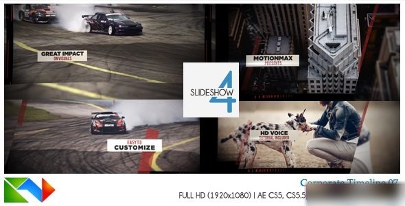 Videohive Slideshow 04 Video Displays template preview