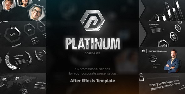 Videohive Platinum Corporate Package Video Displays template preview