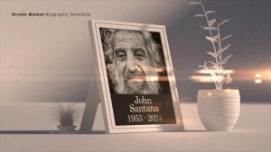 Biography Premiere Pro template preview