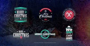 Videohive Atmospheric Christmas Titles Titles template preview