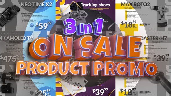 Videohive On Sale Product Promo Product Promo template preview