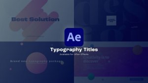 Videohive Typography Titles 47555486 Titles template preview