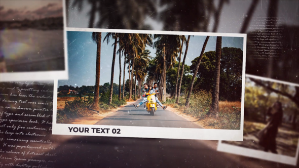 Brush Photo Slideshow | MOGRT Premiere Pro template preview