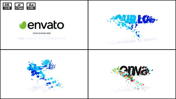 Videohive Cards Logo Animation Logo Stings template preview