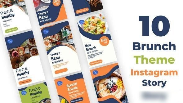 Videohive Brunch Theme Instagram Stories