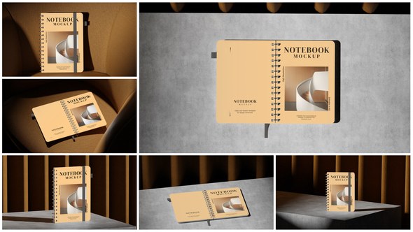 Videohive Notebook Mockup Product Promo template preview