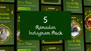 Videohive Ramadhan Stories Pack V3 Ramadan template preview