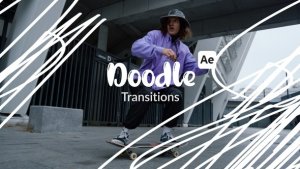 Videohive Doodle Transitions Elements template preview