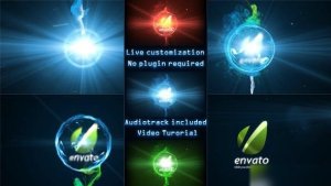 Videohive Particles Energy Sphere Logo Reveal Logo Stings template preview