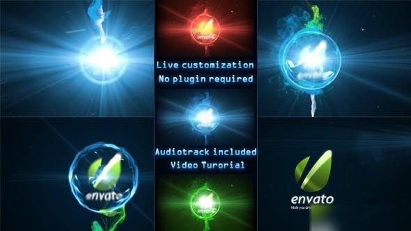 Videohive Particles Energy Sphere Logo Reveal Logo Stings template preview