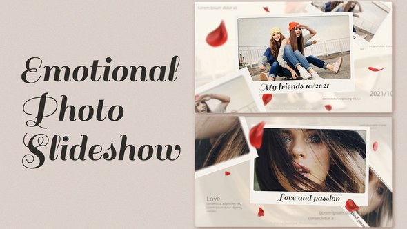 Videohive Emotional memories Photo slideshow Video Displays template preview