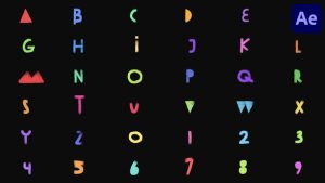 Videohive Hand Made Brush Font for After Effects Elements template preview
