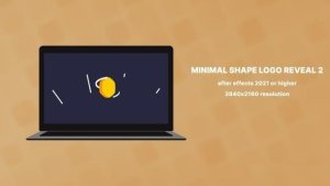 Videohive After Effects Minimal Shape Logo Reveal 2 Logo Stings template preview