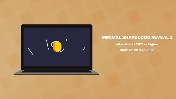Videohive After Effects Minimal Shape Logo Reveal 2 Logo Stings template preview