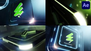 Videohive Hi Tech Logo for After Effects Logo Stings template preview