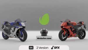 Videohive Motorbike Intro Logo Stings template preview