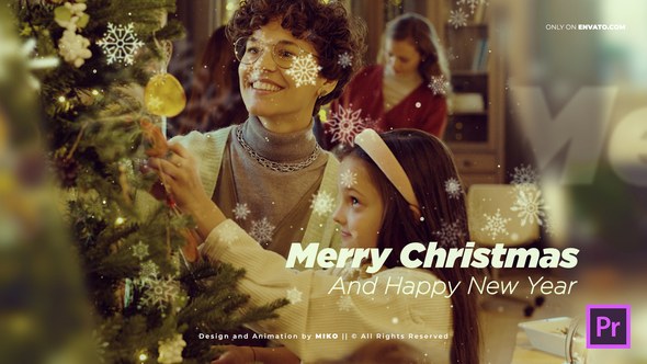 Christmas Slideshow Video Displays template preview