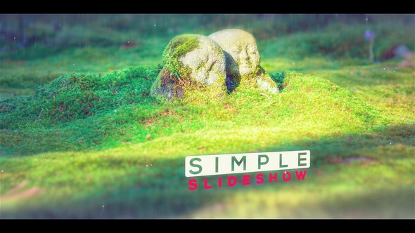 Simple Slideshow Video Displays template preview