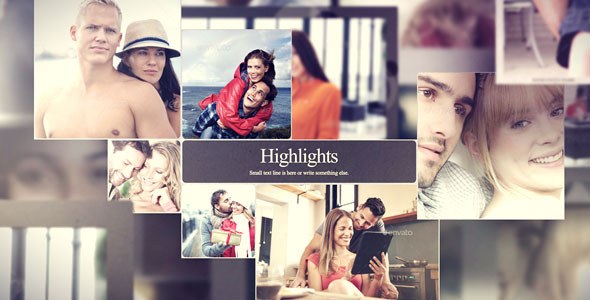 Videohive Happy and smiling Video Displays template preview