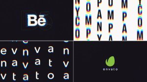 Videohive Ultimate Glitch Logo Intro Logo Stings template preview