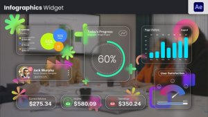 Videohive Infographic Widgets 57964528 Infographics template preview