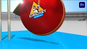 Cricket Bumper Premiere Pro template preview