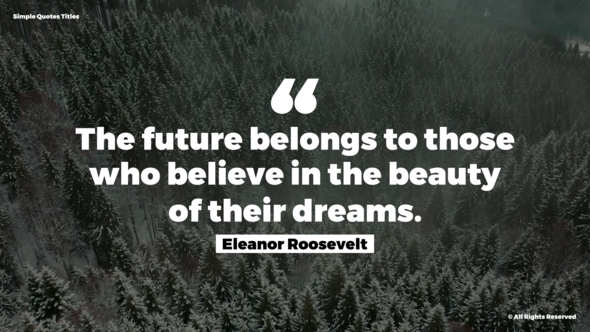 Videohive Simple Quotes Titles 51395068 Titles template preview